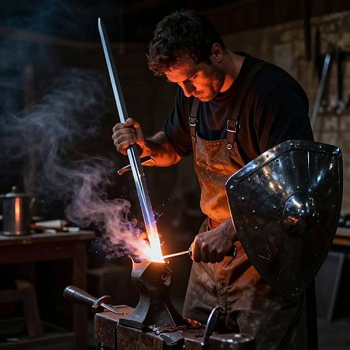 Dreamsmith Crafting Shadow Swords