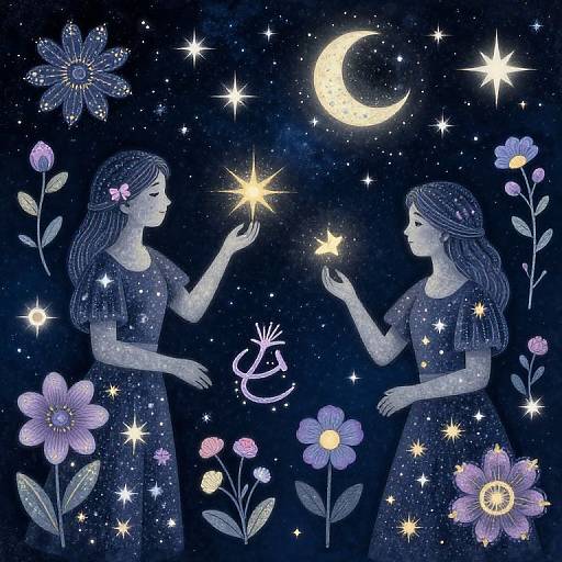 Celestial Gardeners of Stardust Blooms