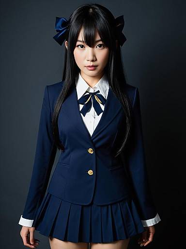 Realistic Saki Hanajima Cosplay Photo