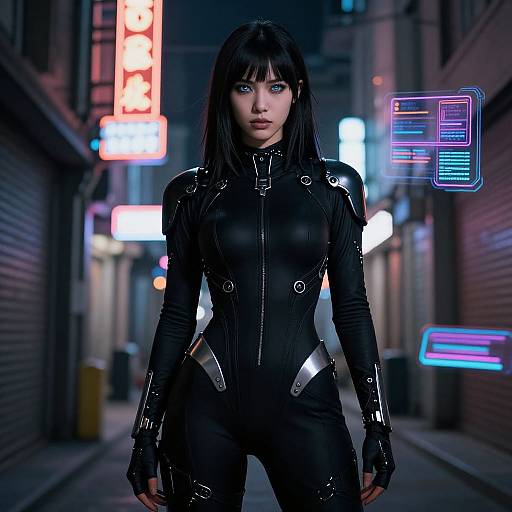 Futuristic Neon City Model