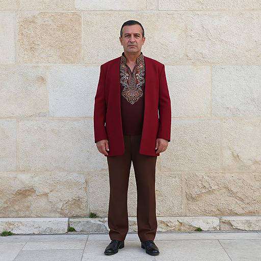 Man in Traditional Turkish Costume