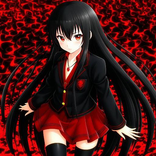 Illustration of Alastor (shakugan no shana), shakugan no shana in the style of Melopun