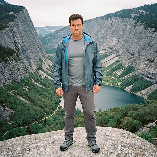 Adventure Ready Man in Outdoor Gear