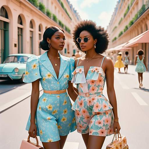 Wes Anderson Style Paris Fashion Portrait