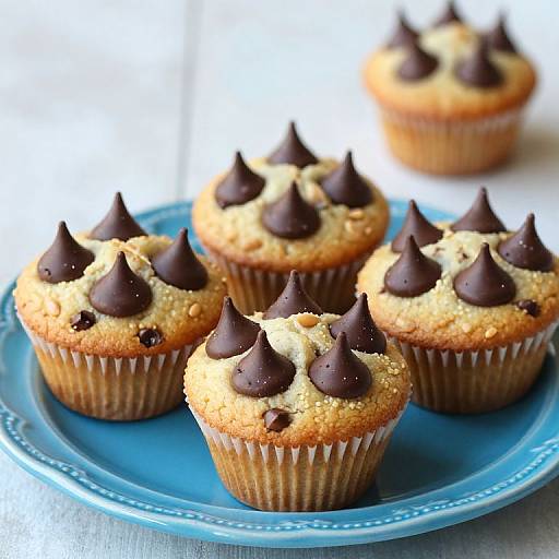 Golden Muffins with Hershey's Kisses
