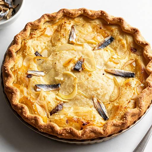 Traditional Swedish Anchovy Onion Pie