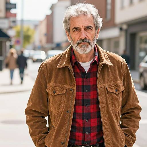 Stylish Portrait of an Older Man