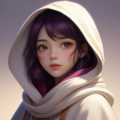 Intricate Anime Portrait of a Reserved Girl