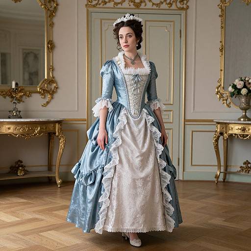 Marie Antoinette Costume Woman Portrait