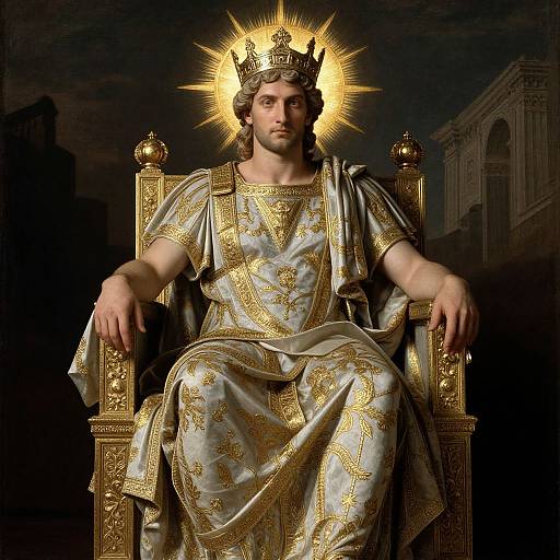 Elagabalus Imperial Throne Portrait