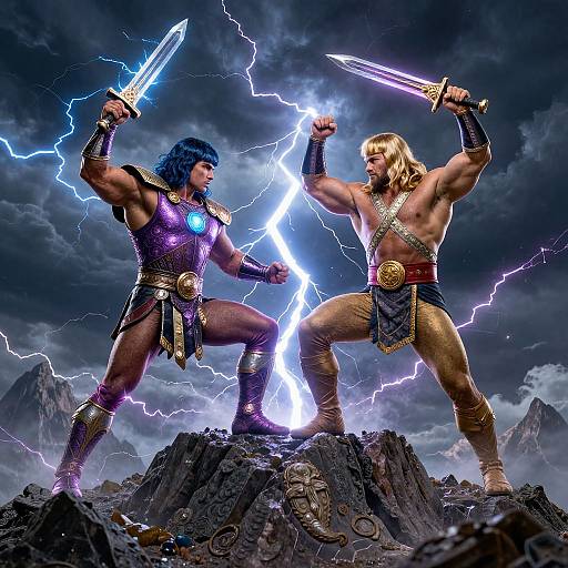 Conan vs He Man Epic Battle