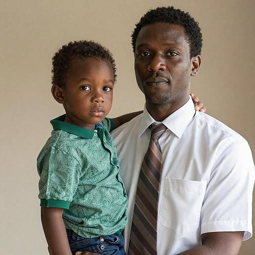 Candid Moment Between Two Black Men