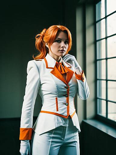 Realistic Angela Blanc Cosplay Photo