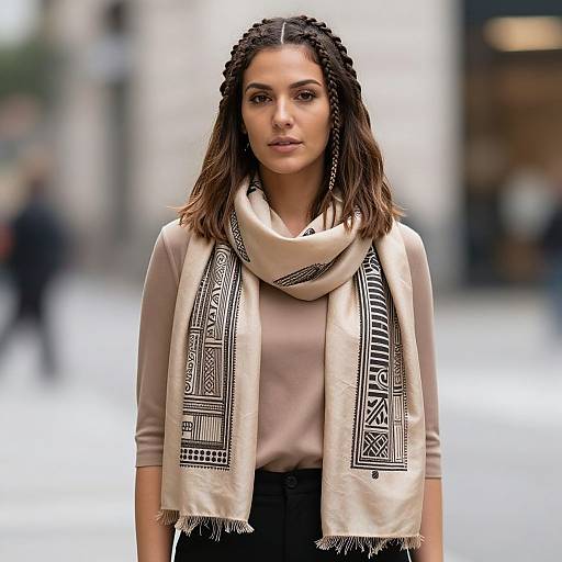 Tribal Minimalist Fashion Hairstyle