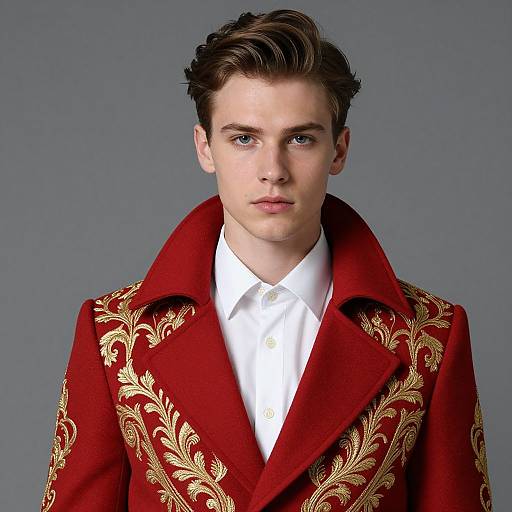 Portrait of Stylish Young Man