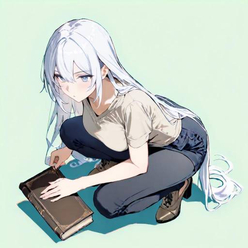 Sophisticated Woman in Nature with Book Sophisticated Woman in Nature with Book