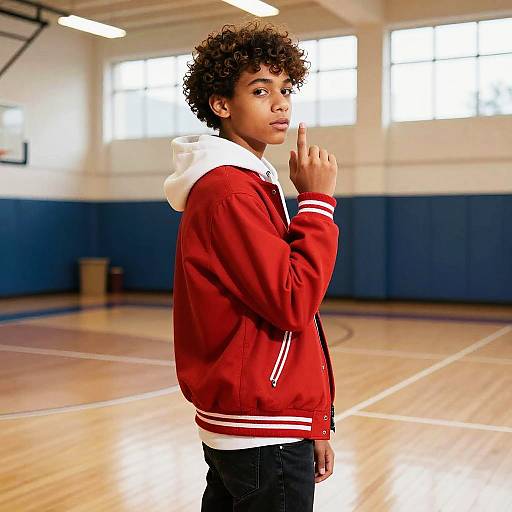 Playful Teen Fashion Portrait