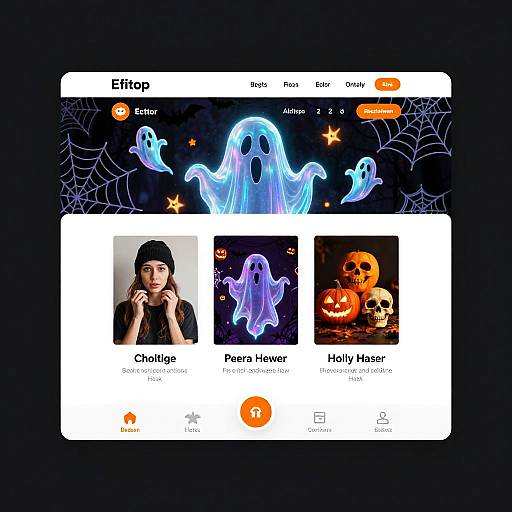Futuristic Halloween Photo Editor