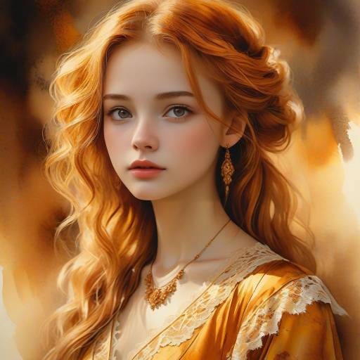 Elegant Portrait of a Young Woman