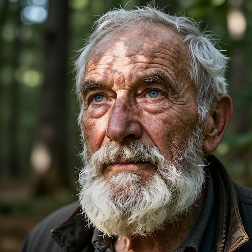 Photorealistic Portrait of Elderly Man