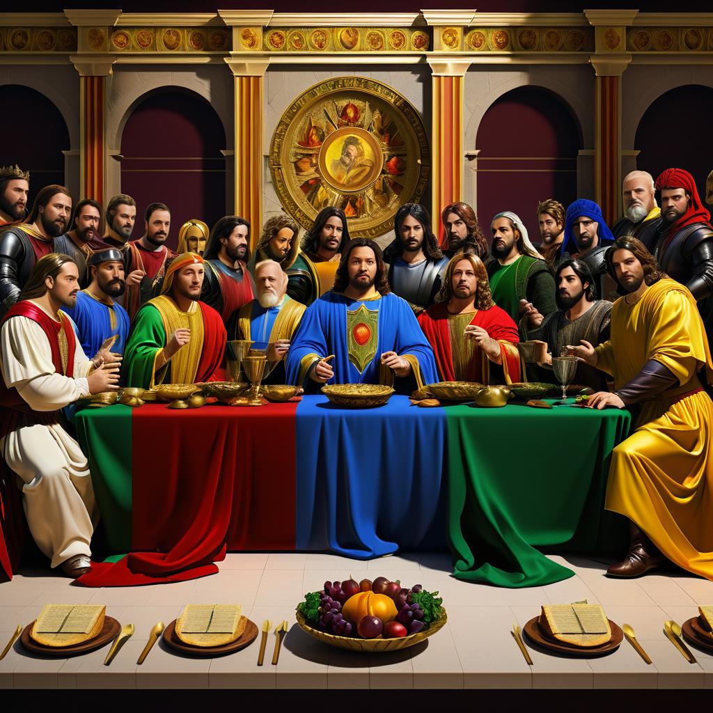 Legendary Figures at the Last Supper