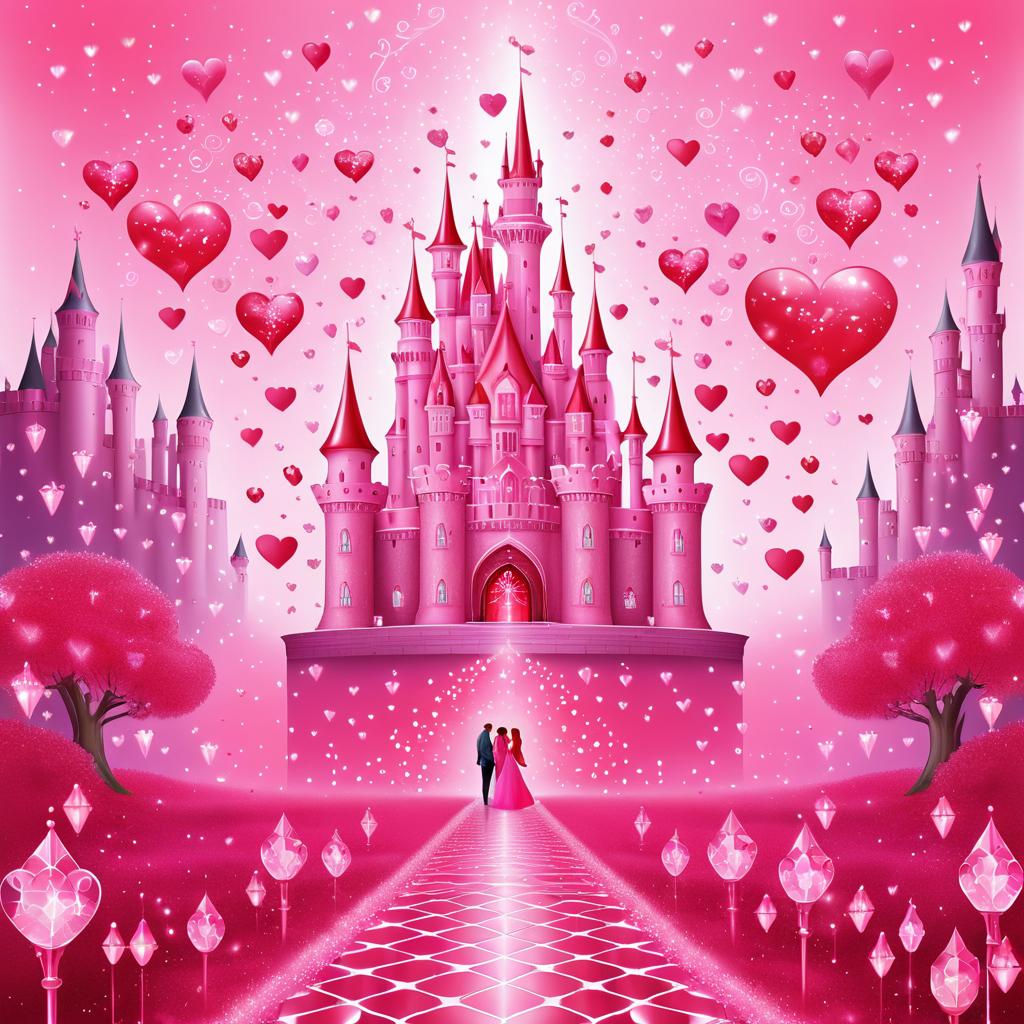 Enchanting Valentine’s Day Crystal Castle