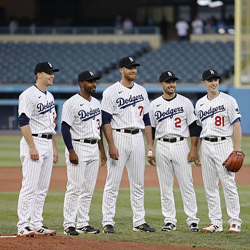 Pinstriped New York Team Group Photo