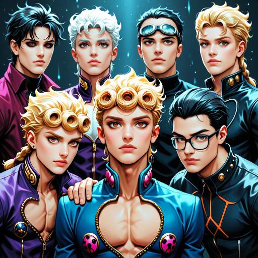 Crossover Artwork of Boys with Unique Features