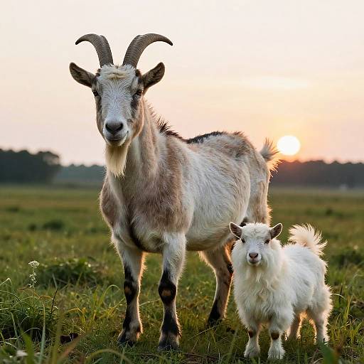 Surreal Horse-Goat-Dog Hybrid Creature