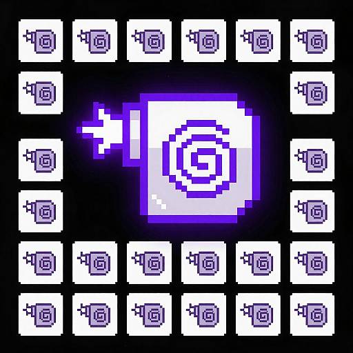 Compact Pulse Projector Pixel Art