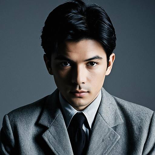 Realistic Male Fashion Portrait in Costume