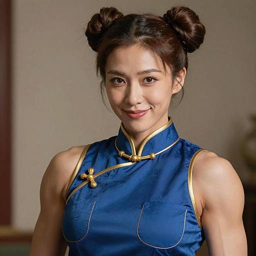 Seductive Portrait of a Strong Woman