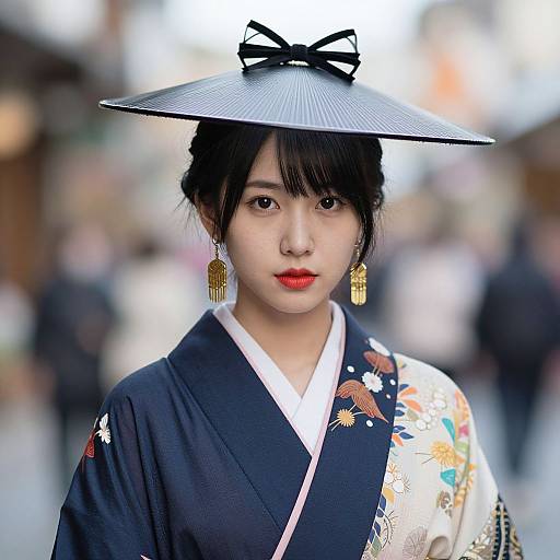 Sakonji Urokodaki Inspired Kimono Portrait