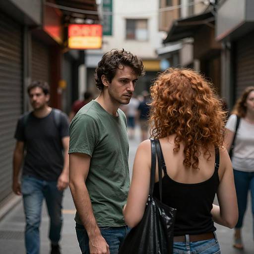 Chaotic Urban Alleyway Scene