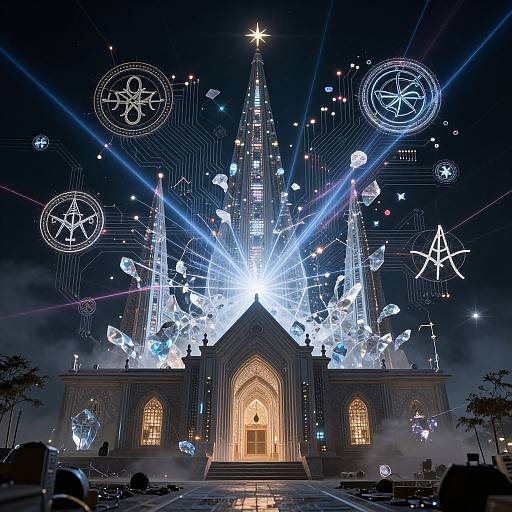 Starchild in Technomagick Temple