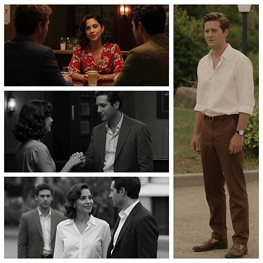 Collage of Scenes from Do Il Lieto Place Movie