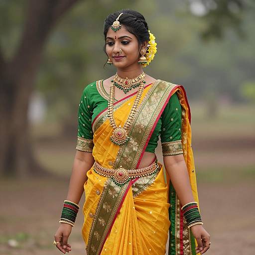 Elegance in Traditional Indian Attire