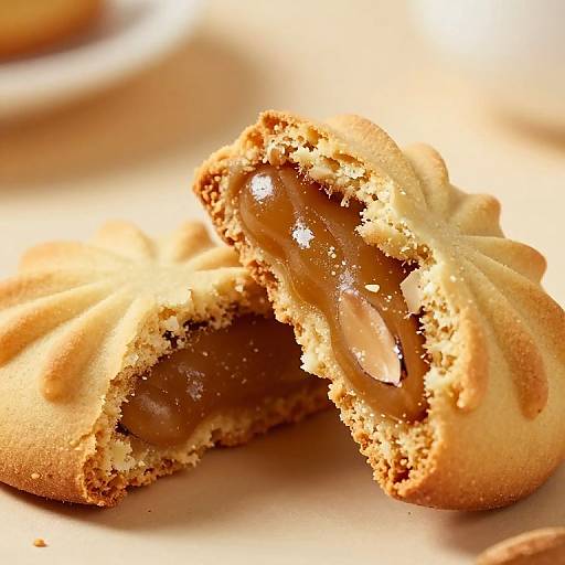 Artistic Close-Up of Almendrado Cookie