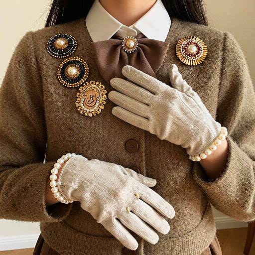 Vintage Outfit with Eclectic Accessories