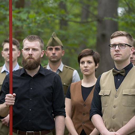 Forest Portrait of Five People