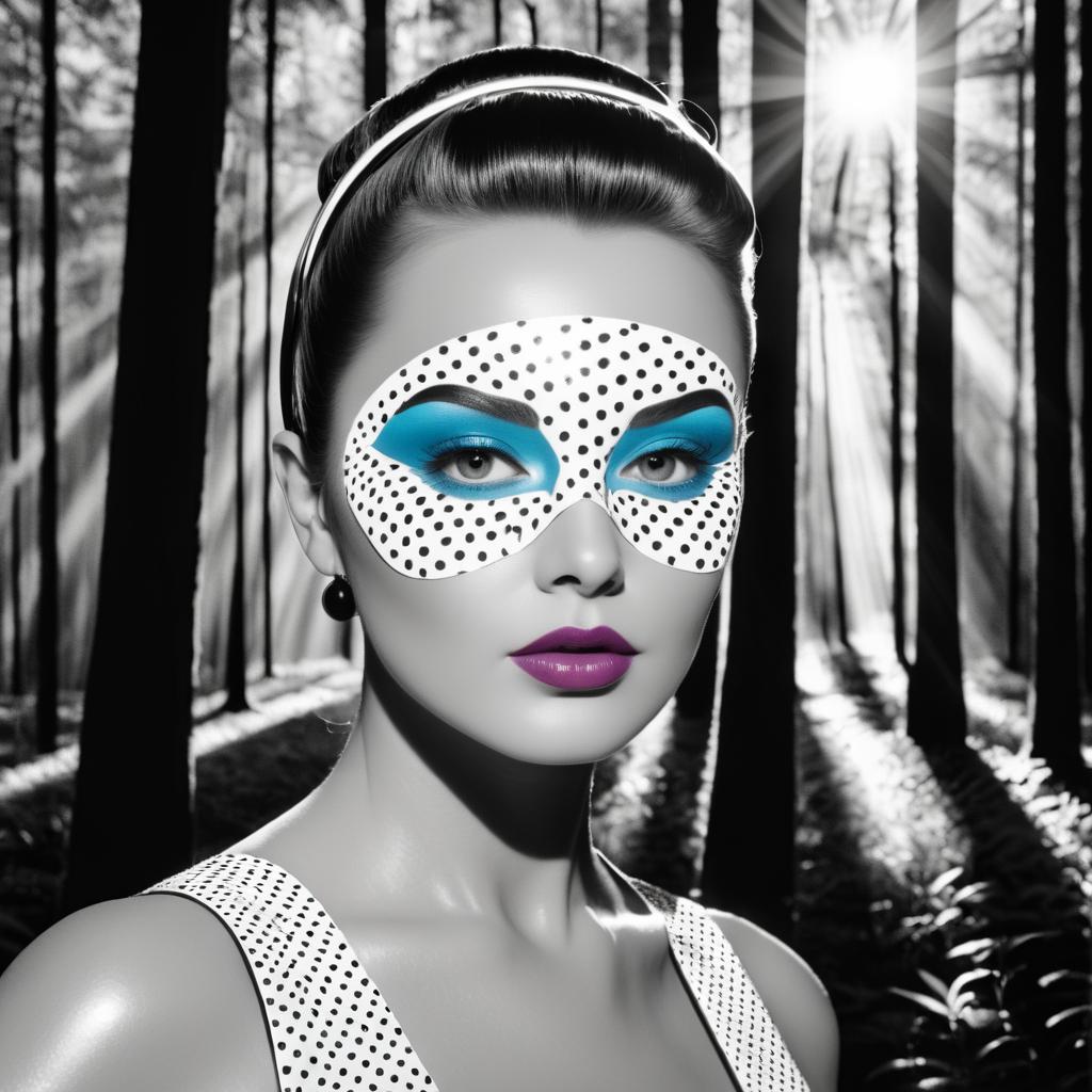 Pop Art Makeup Photography in Nature