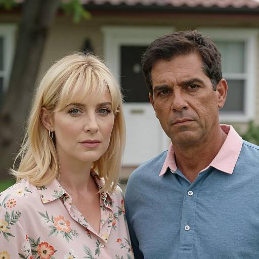 Couple Posing Outdoors with Nature