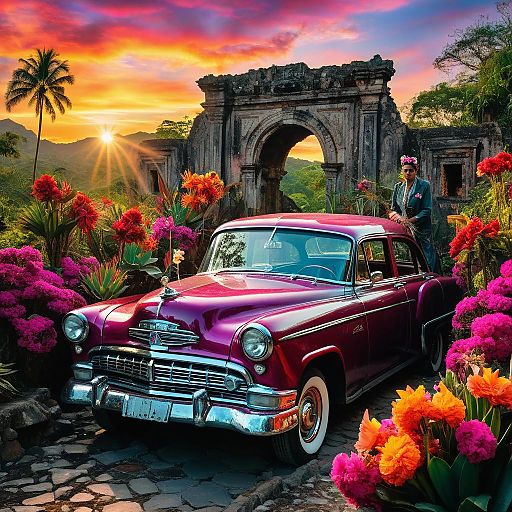 Frida Kahlo Among Tropical Ruins Frida Kahlo Among Tropical Ruins