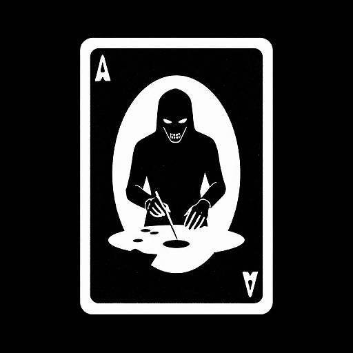 Dark Sci-Fi Horror Card Back