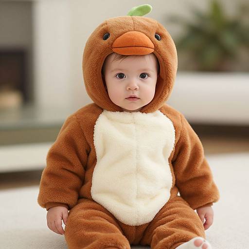 Realistic Infant in Avocuddle Costume