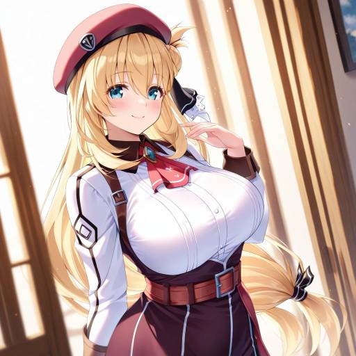 Illustration of Agnes claudel, eiyuu densetsu in the style of Nami (nyaa)