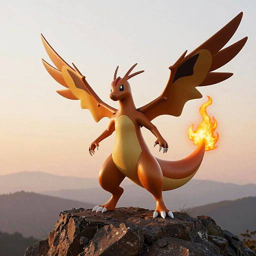 Majestic Female Blaziken at Dawn