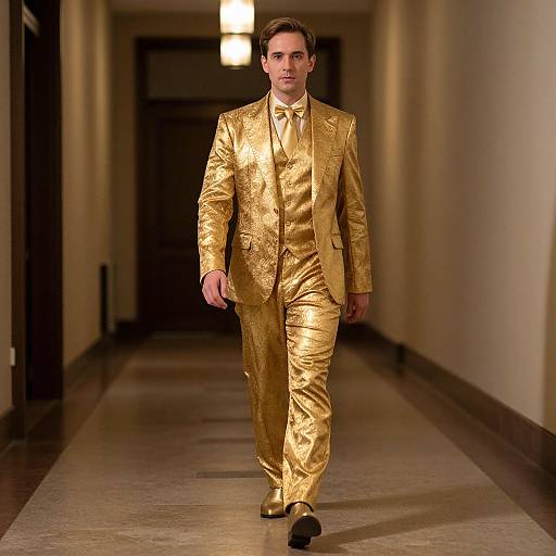 Male Gold Digger Costume Walk