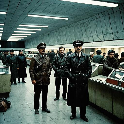Retro Futuristic Eastern Bloc Secret Police