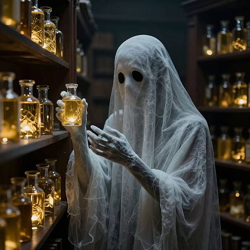 Ghostly Librarians Curate Forgotten Emotions